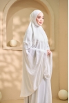 Telekung Taara White